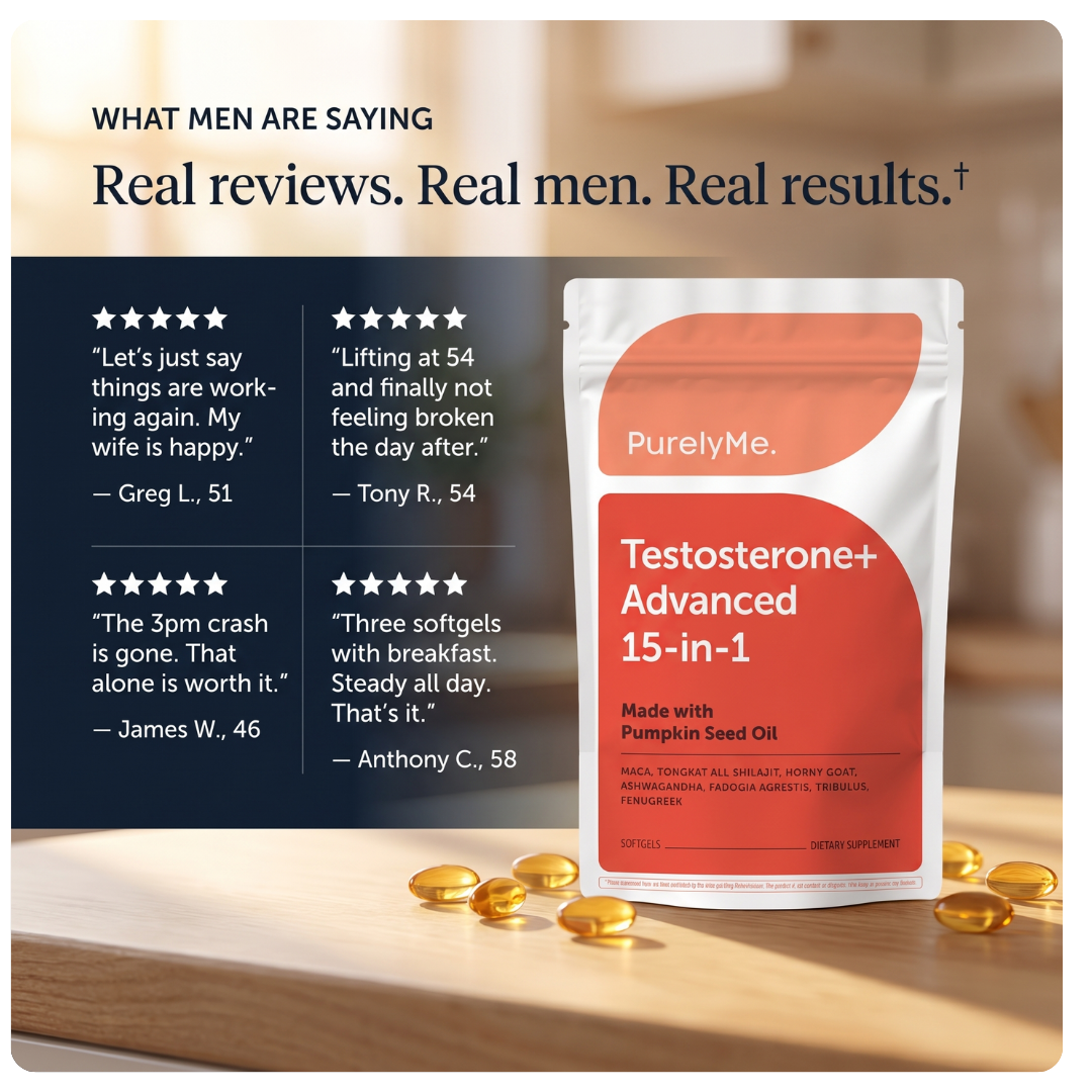 Testosterone+ Advanced 15-In-1 Complex (90 Softgels)
