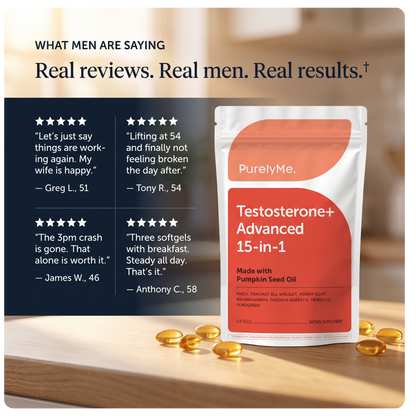 Testosterone+ Advanced 15-In-1 Complex (90 Softgels)