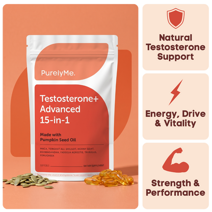 Testosterone+ Advanced 15-In-1 Complex (90 Softgels)